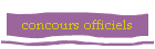 concours officiels